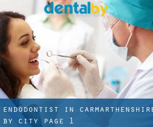 Endodontist in Carmarthenshire by city - page 1