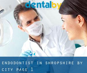 Endodontist in Shropshire by city - page 1