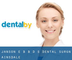 Janson E B B D S Dental Surgn (Ainsdale)