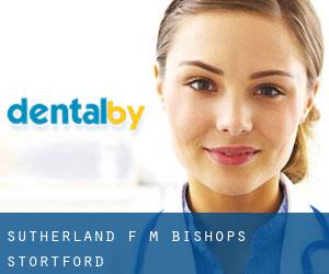 Sutherland F M (Bishop's Stortford)